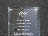 Glass Plaque